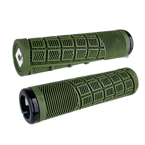 ODI MTB Reflex V2.1 Lock On Grip 135MM Army Green Camden Cycles